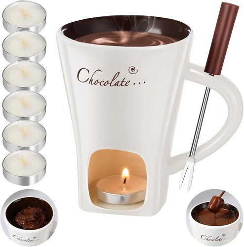 Ceramic chocolate fondue - fondue, mug