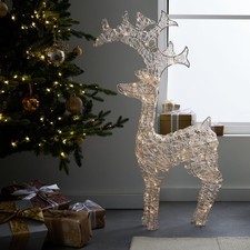 Habitat Christmas Decoration Standing Reindeer 120 LED Lights - Warm White