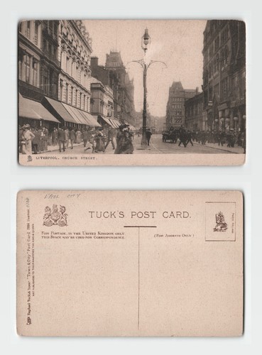 Postcard liverpool church - -,
