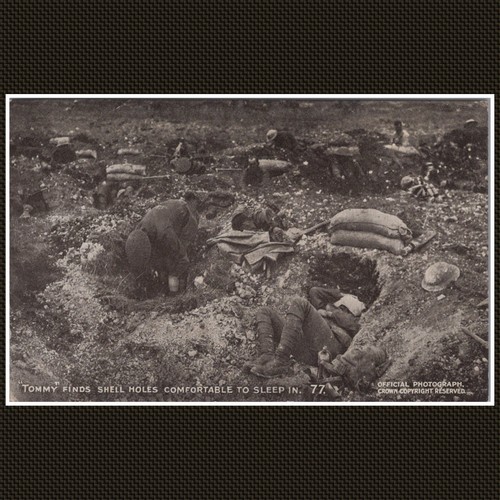 Wwi british soldiers sleeping - british,