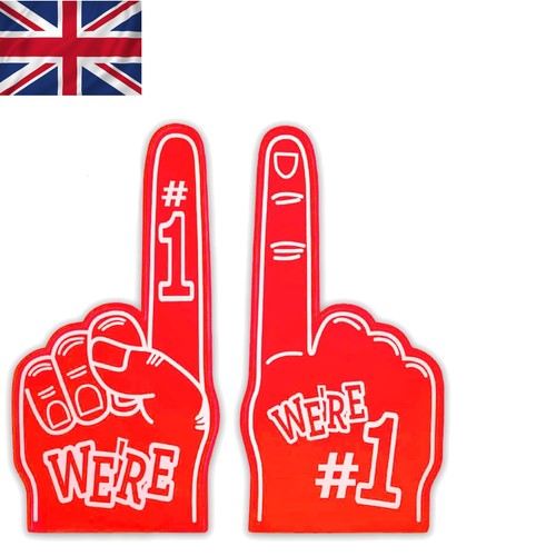 2pcs foam finger - finger, gladiators