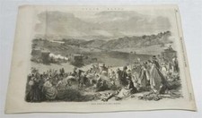 ILN Epsom Downs on Derby Morning (1863) Horse Racing Print