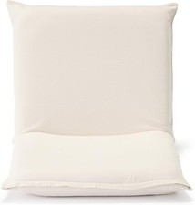 Muji Seat Chair Large Kinari 12911043 W62.5xD68xH53cm washed cotton canvas NEW