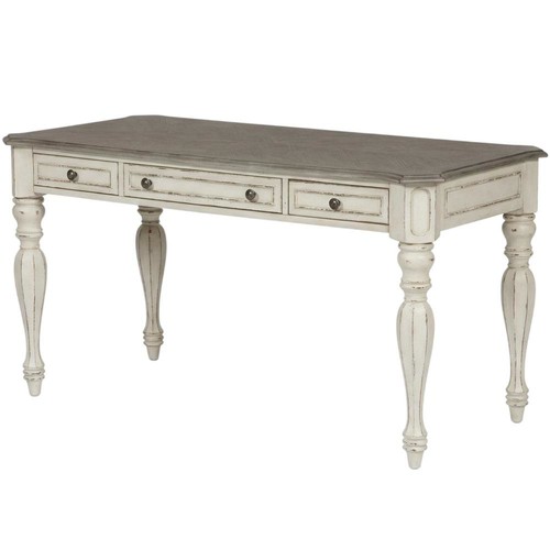 Antique white writing desk - writing,