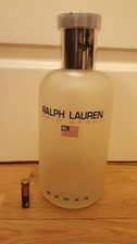 large oversize ralph lauren polo sport woman perfume shop display bottle factice