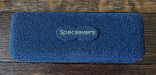 Specsavers glasses case - glasses, blue