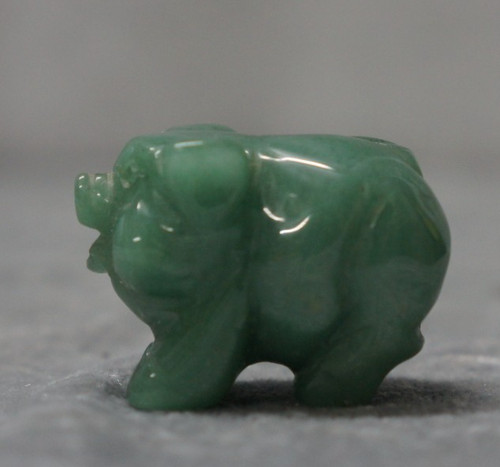 Jade pig figurine - jade,