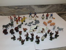 Collection of 52 Benbros Lead Farm People and Animals
