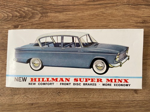 Hillman super minx - hillman, car
