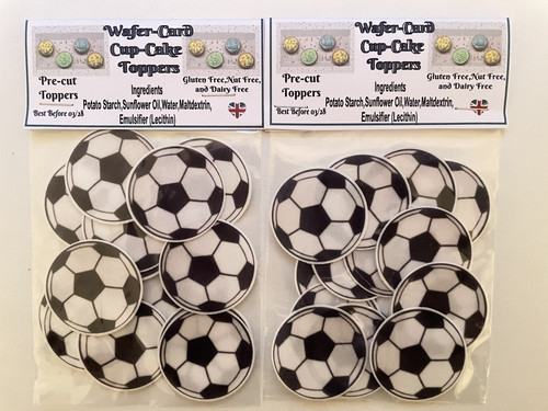 Football edible wafer - football',