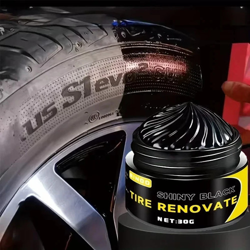 Black tyre shine - tyre,