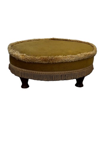 Vintage footstool pouffe - vintage, footstool/pouffe