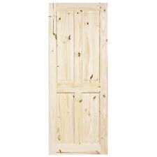 London 4 Panel Knotty Pine Internal Door - 762mm Wide - Ex Display Homebase