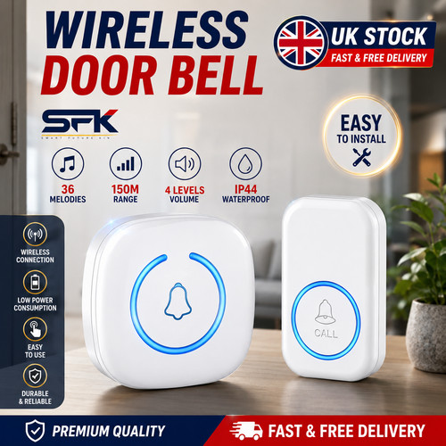 Wireless door bells waterproof - bells,