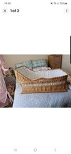 Vintage Large Moses Bassinett Crib basket baby reborn