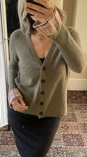 Jigsaw Khaki Cashmere Wool