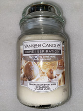 Yankee Candle Home Inspiration Scented Large Jar Glistening Christmas 100-125...