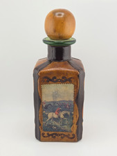 Leather Bound Italian Glass