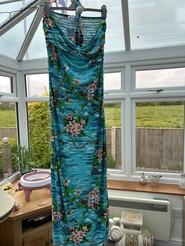 Hawaiian pattern dress - dress, xl