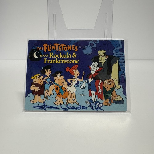 Flintstones signed trading - signed,