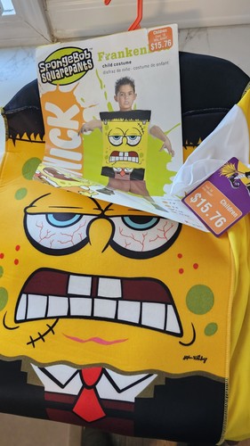 Spongebob frankenstein costume - spongebob,