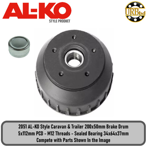 Alko type caravan trailer - alko,