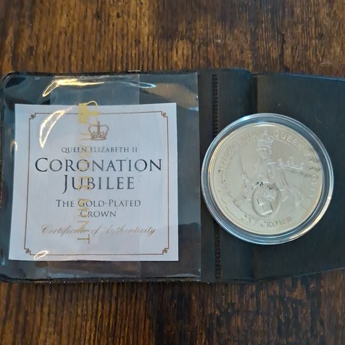 Coronation jubilee gold plated - coronation,