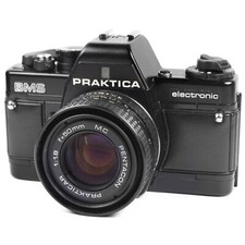 Praktica BMS 35mm SLR Film Camera Outfit with Fast 50mm Lens
