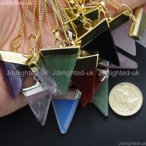 Natural gemstones triangle - natural,