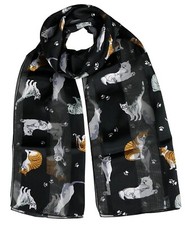 Cat / Kitten print scarf