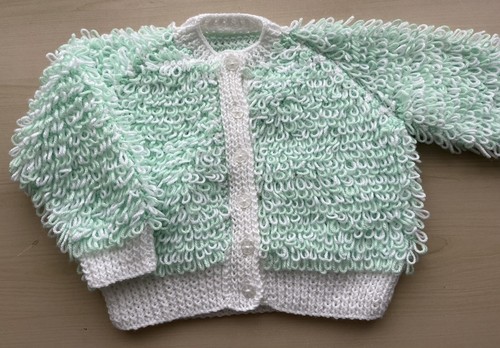 Loopy cardigan jacket green - jacket,