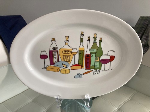 Large oval porcelain