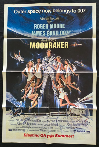 1979 moonraker 27x41 folded - "moonraker", 27x41"