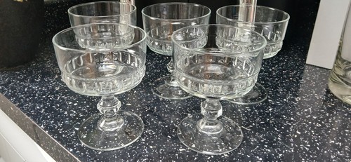Vintage stemmed sundae - sundae, glasses