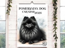 Pomeranian Calendar 2026-Dog