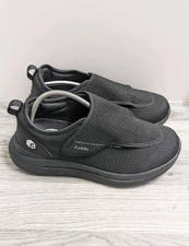 Fitville Marca Black Slip On Arch And Heel Support Shoes Size UK 9 Wide Fit