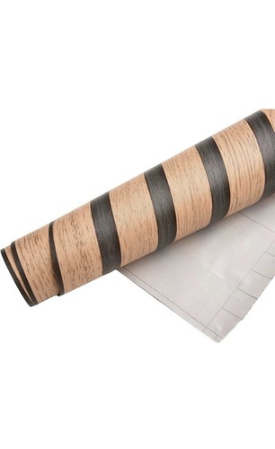 Woodgrain stripe peel stick - &,