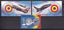 ROMANIA 2916 ANTI-AIRCRAFT & AIRPLANES CAT VALUE £27.50 MNH