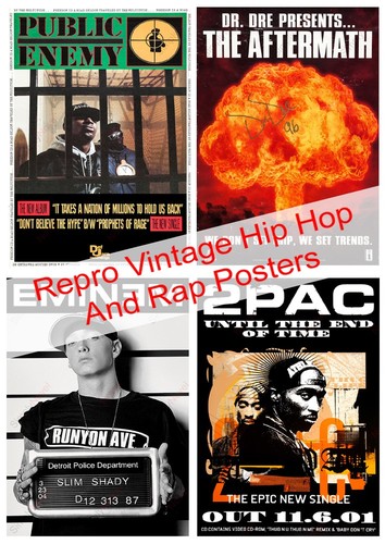 Repro vintage hip hop rap - vintage,
