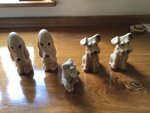 Sylvac pottery dogs - pottery,