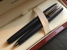 SHEAFFER PRELUDE 9139 FP & BP SET, UNCOMMON SATIN LUMINOUS PURPLE/NT, Nr MINT