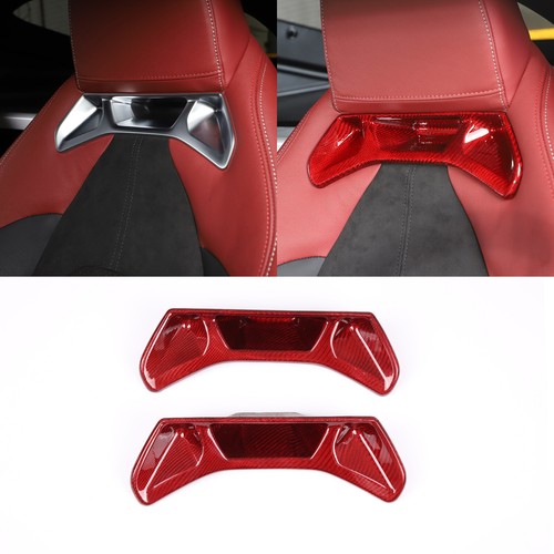 Red carbon car - car, back