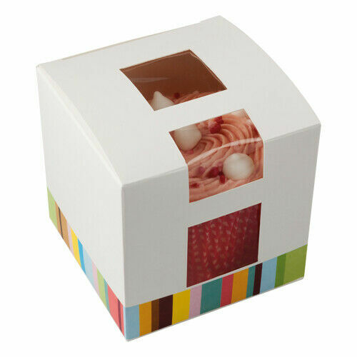 Single cupcake box window - cupcake, +