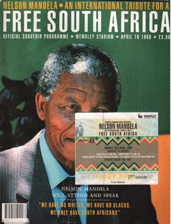 Nelson mandela 1990 programme - nelson,