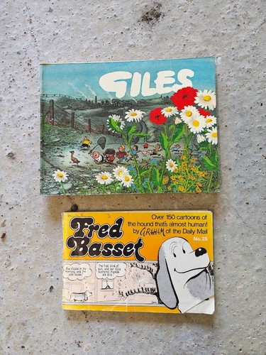 Vintage giles cartoon - vintage, book