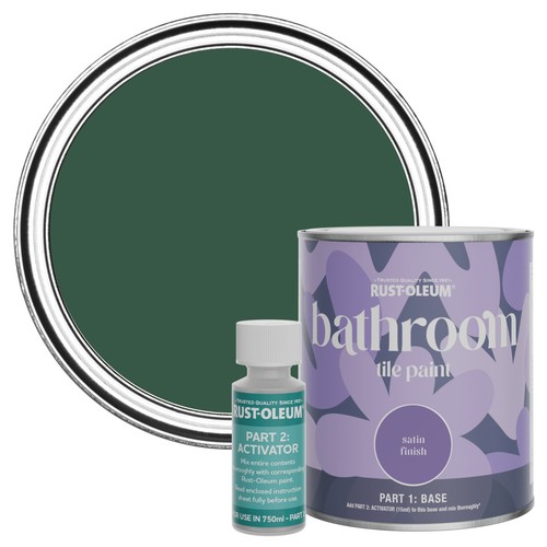 Rust oleum satin bathroom tile - satin,