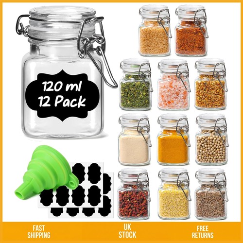 Elegant square glass spice - square,