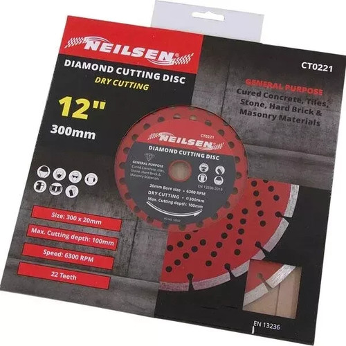 300mm diamond dry cutting - 300mm,