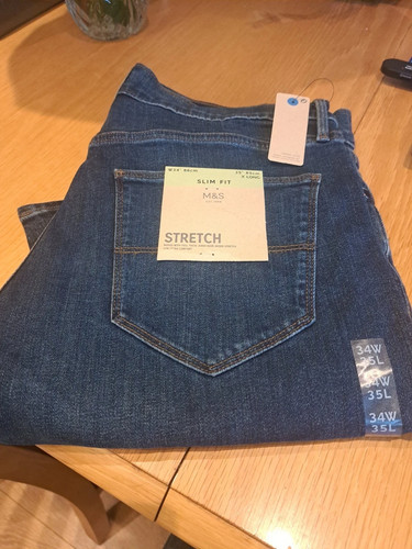 Mens slim fit jeans - &,