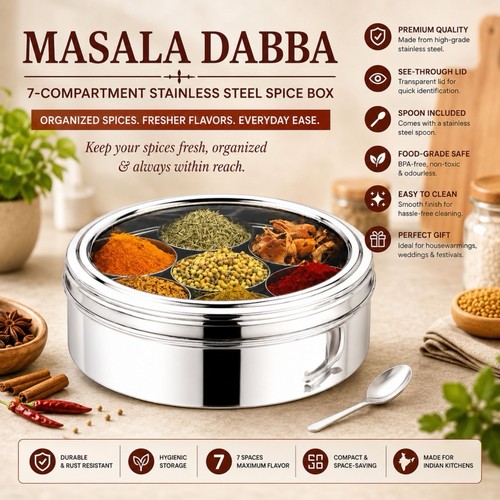 Masala dabba authentic - masala,